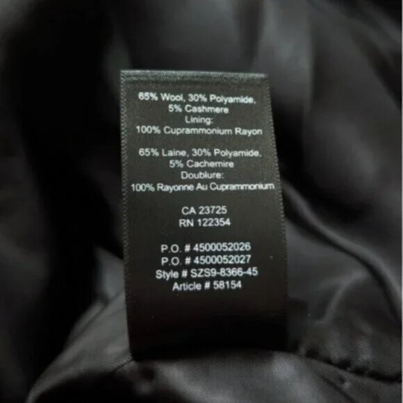 Babaton wool/cashmere blend sleeveless bodycon pencil midi dress - Picture 5 of 6